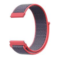 By Qubix - Sport Loop nylon bandje - Magenta - Compatible met Garmin Vivoactive 6 / Vivoactive 5 / Vivoactive 3 - Compatible Garmin bandje - Bandbreedte: 20mm