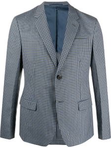 Prada blazer à carreaux - Bleu