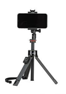 JOBY GripTight™ PRO TelePod™ Tripod 1/4 inch Werkhoogte: 20.8 - 63.5 cm Zwart Voor smartphones en GoPro, Incl. smartphonehouder