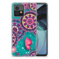 Motorola Moto G72 Hoesje maken Cirkels en Vlinders