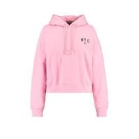America Today hoodie Suki met tekst roze