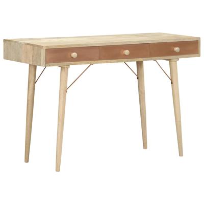 vidaXL Wandtafel 118x45x76 cm massief mangohout