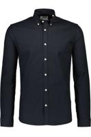 Lindbergh Slim Fit Overhemd zwart, Effen - thumbnail