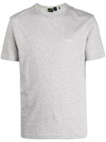 BOSS t-shirt en coton à logo imprimé - Gris