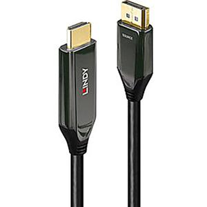 LINDY 40932 DisplayPort-kabel DisplayPort / HDMI Adapterkabel DisplayPort-stekker, HDMI-A-stekker 3.00 m Zwart