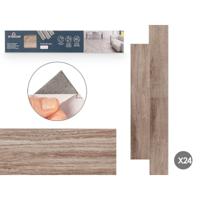 Lijmen GiftDecor Parquet Grijs 24 Stuks