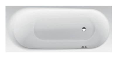 Bette Comodo bad 170x75 cm voeteind rechts overloop voor, wit