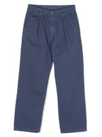 Ralph Lauren Kids pantalon plissé à coupe droite - Bleu