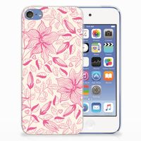 Apple iPod Touch 5 | 6 TPU Case Pink Flowers - thumbnail