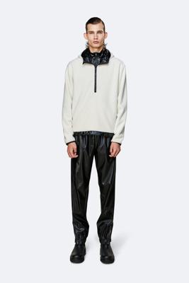 Rains Heren Fleece Pullover - Off White Rains Heren Fleece Pullover - Off White