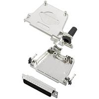 TRU COMPONENTS TCDTZF37HDP62K 7709112 Sokkelset SUB-D mannelijk 180 ° Aantal polen: 62 soldeervat 1 stk(s)