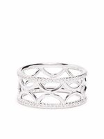 Loyal.e Paris bague Perpétuel.le en or 18ct ornée de diamants - Argent