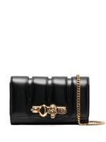 Alexander McQueen pochette Skull à design matelassé - Noir