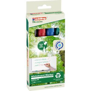 Edding 28 EcoLine 4-28-4 Whiteboardmarkerset Diverse kleuren 4 stuk(s)