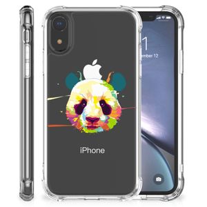 Apple iPhone Xr Stevig Bumper Hoesje Panda Color