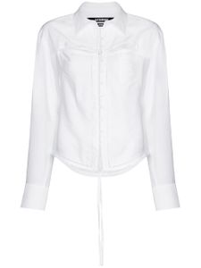 Jacquemus chemise La chemise Nappe - Blanc