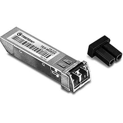 TRENDnet TEG-MGBSX Gigabit SFP LC module, multi-mode, mini-GBIC, tot 550 m, compatibel met standaard SFP-sleuven, verwisselbaar in continu gebruik