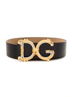 Dolce & Gabbana ceinture à boucle à ornements - Noir