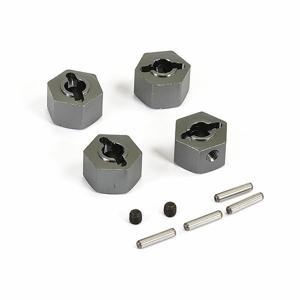 FTX - Texan 1/10 Metal Wheel Hexes & Pins (4Pc) (FTX9895)