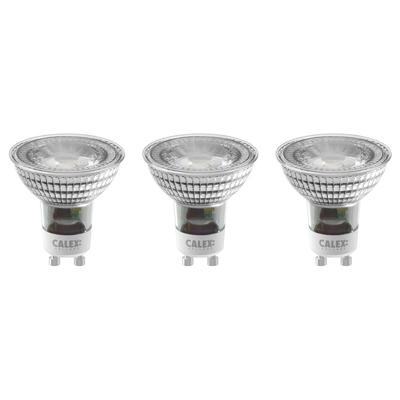 Calex - Led Spot 3 Pack - Smd - Gu10 Fitting - 3w - Warm Wit 2700k - Wit