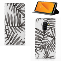 Samsung Galaxy A6 Plus (2018) Smart Cover Leaves Grey