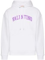 Valentino Garavani hoodie à logo imprimé - Blanc - thumbnail