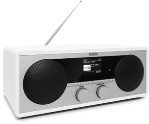 TechniSat DIGITRADIO 451 CD IR Internetradio Internet, DAB+, VHF (FM) AUX, Bluetooth, USB, WiFi, Internetradio Incl. afstandsbediening, Spotify Wit