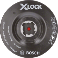 Bosch Accessoires X-LOCK Steunschijf 115 mm Haak-en-lus klithechting - 1 stuk(s) - 2608601721