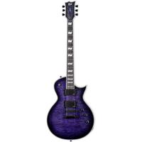 ESP LTD Deluxe EC-1000QM See Thru Purple Sunburst elektrische gitaar - thumbnail