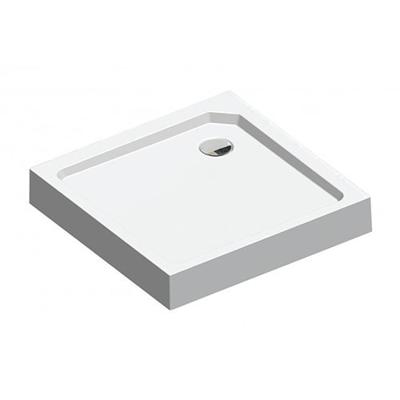 Douchebak Sealskin Get Wet Fusion SMC Hoog Vierkant 90x90x14cm Opbouw Wit Douchebak Sealskin Get Wet Fusion SMC Hoog Vierkant 90x90x14cm Opbouw Wit