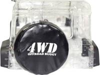 Absima 2320055 Reservewiel Crawler met afdekking Zwart