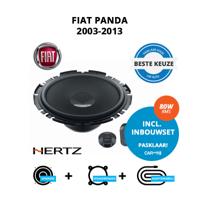 Beste speakers voor Fiat Panda 2003-2013 - Voordeuren