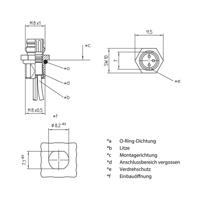 Lutronic 1227 Sensor/actuator inbouwconnector M8 Aantal polen: 4 Stekker, inbouw 0.50 m 1 stuk(s)