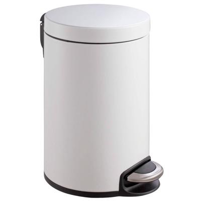 EKO - Serene pedaalemmer 12 ltr, EKO - Steel Plastic - wit