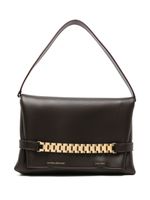 Victoria Beckham sac porté épaule Chain Pouch en cuir - Marron