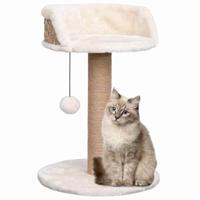 vidaXL Kattenboom met Mandje Meubel Kattenmeubel Kat Krabpaal Dierenhuis Krabboom Katten Klimpaal Kattenkrabpaal Kattenspeelgoed Zeegras