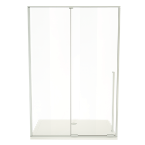 Luca Varess Stilus douche schuifdeur 140 x 200 cm helder glas glans chroom profiel