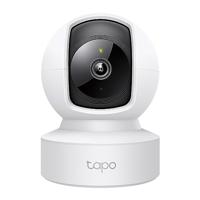 Tapo C202 Interne wifi-camera, ethernet-aansluiting, FHD-bewakingscamera, nachtzicht, microSD tot 512 GB, bidirectionele audio, 360°-weergave, Alexa, Google, akoestisch en helder alarm