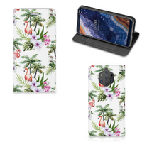 Nokia 9 PureView Hoesje maken Flamingo Palms - thumbnail