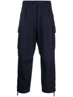 Mackintosh pantalon cargo court en laine - Bleu