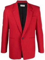 Saint Laurent blazer à simple boutonnage - Rouge - thumbnail