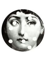 Fornasetti assiette imprimée Fornasetti - Noir