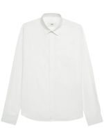 AMI Paris chemise en coton à manches longues - Blanc