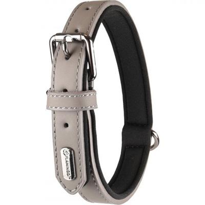 Halsband Binti Grijs 31 - 39 cm x 20 mm Flamingo Grijs Halsband Binti Grijs 31 - 39 cm x 20 mm Flamingo Grijs