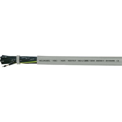 Helukabel H05VV5-F (NYSLYÖ-JZ) Stuurstroomkabel 4 G 0.50 mm² Grijs 13002-1000 1000 m