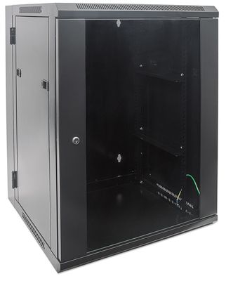 Intellinet 712019 19inch-patchkast (b x h x d) 600 x 770 x 550 mm 15 HE Zwart (RAL 9005)