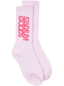 STADIUM GOODS® chaussettes à logo imprimé - Rose