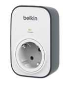 Belkin BSV102 SurgeCube-spanningsbeveiliger met 1 stopcontact stekkerdoos - thumbnail