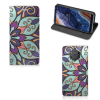 Nokia 9 PureView Smart Cover Purple Flower - thumbnail