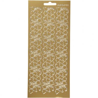 Creotime stickervel goud bladeren Creotime stickervel goud bladeren